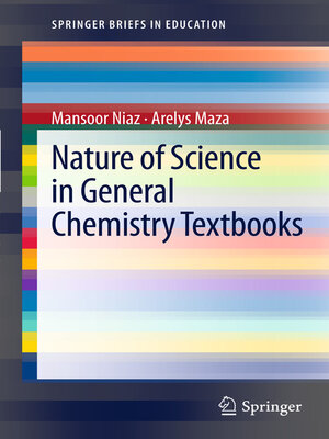 cover image of Nature of Science in General Chemistry Textbooks